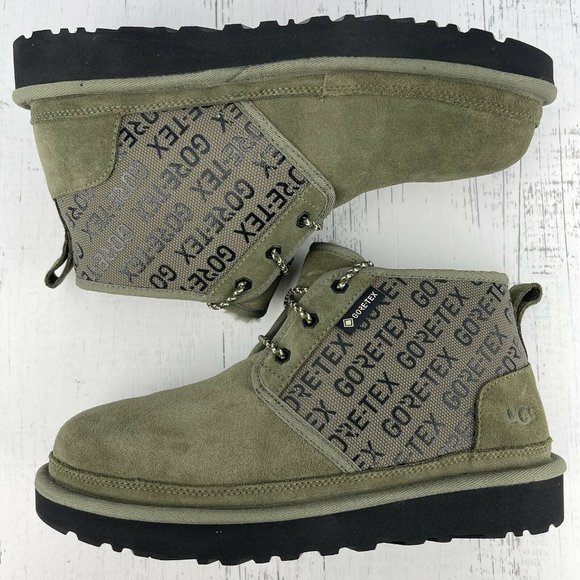 Mens UGG Boots Size 8 Chukka Neumel GTX Gore Tex Waterproof Wool Lining Suede - Picture 6 of 12